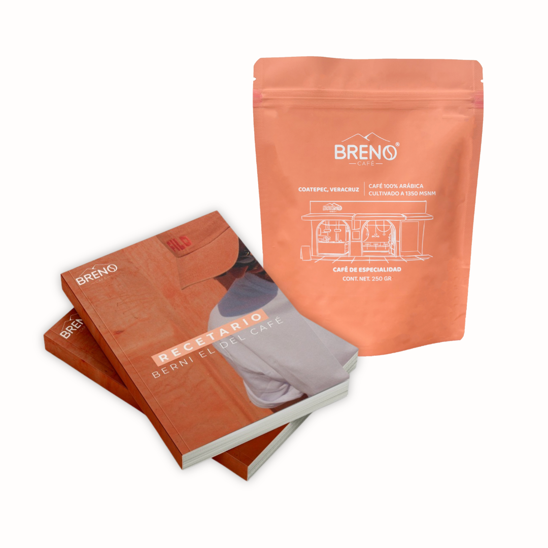 Kit de recetario digital + Café de especialidad 250 gr