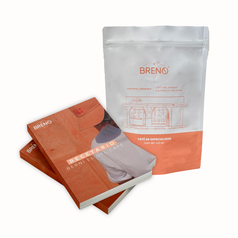 Kit de recetario digital + Café de especialidad 500 gr