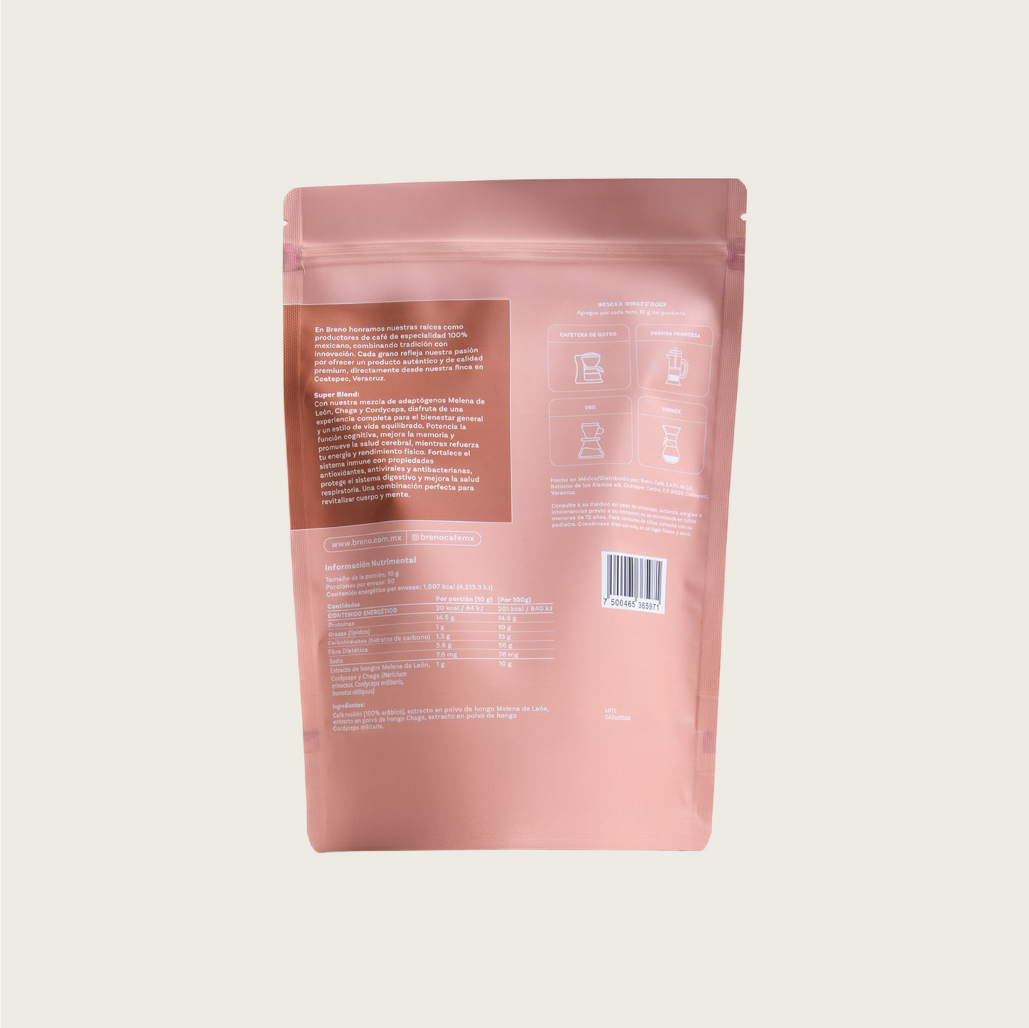 SUPER BLEND - Café con Melena de León, Cordyceps y Chaga